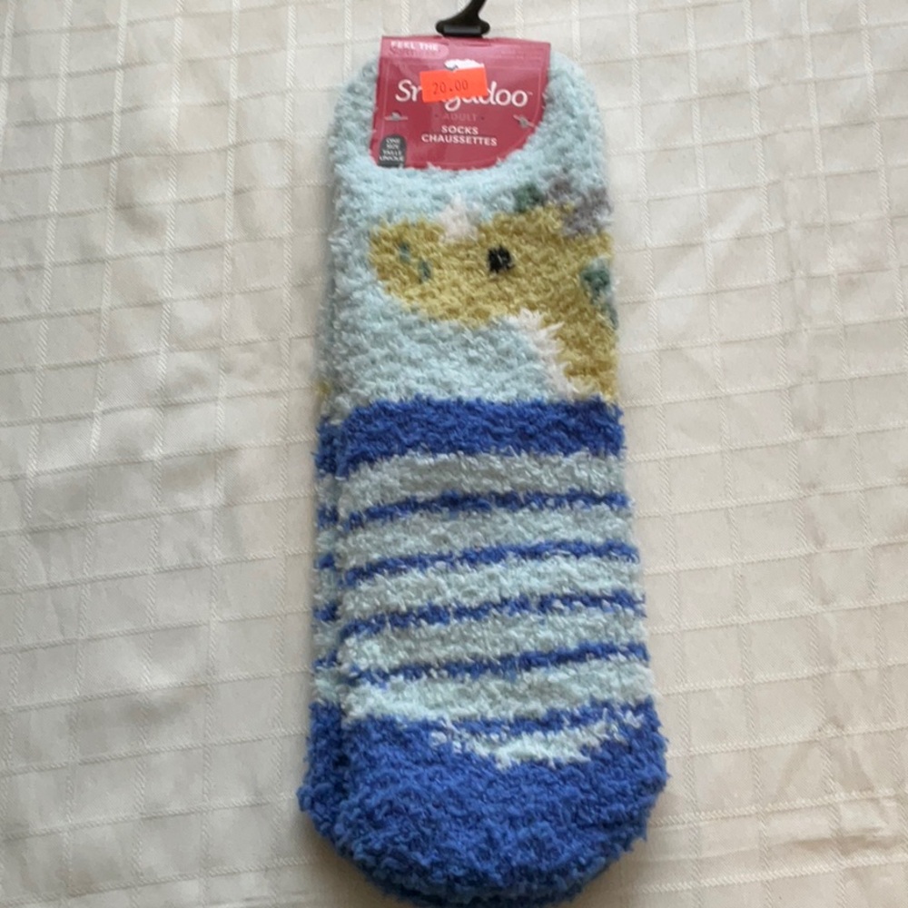 3 for $30 item - Cozy Dragon Patterned Fuzzy Socks